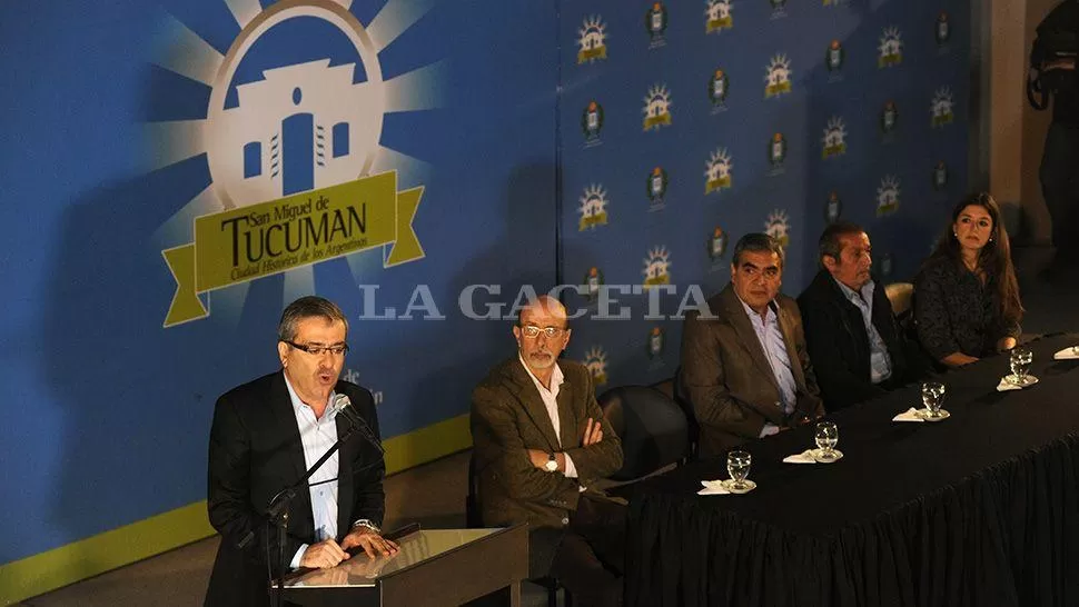 JOSÉ CANO. El titular del Plan Belgrano encabezó el acto junto al intendente Germán Alfaro. LA GACETA / FOTO DE FRANCO VERA