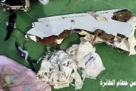 Publicaron las primeras fotos del avión accidentado de Egyptair