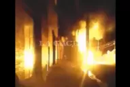 El video del momento de la explosión del tubo de GNC del auto