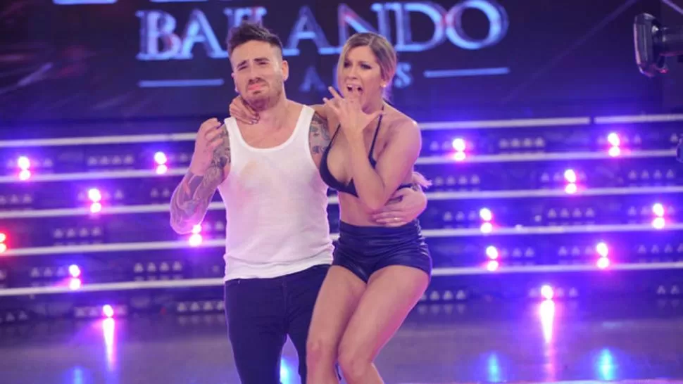INFIDELIDAD. Federico Bal y Laura Fernánde bailaron juntos en el Bailando 2016. FOTO TOMADA DE LA RAZÓN.