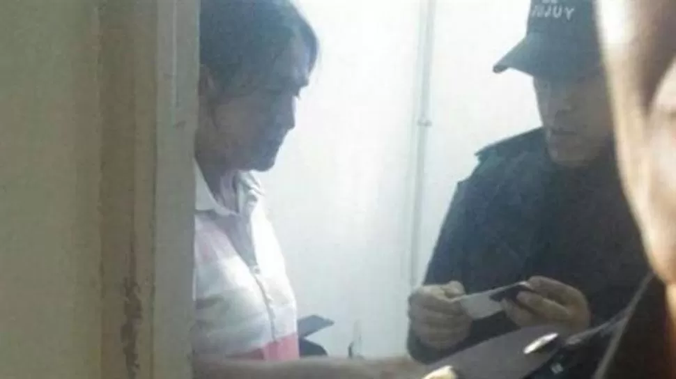 COMUNICACIÓN. Milagro Sala en prisión. FOTO TOMADA DE LA NACIÓN.
