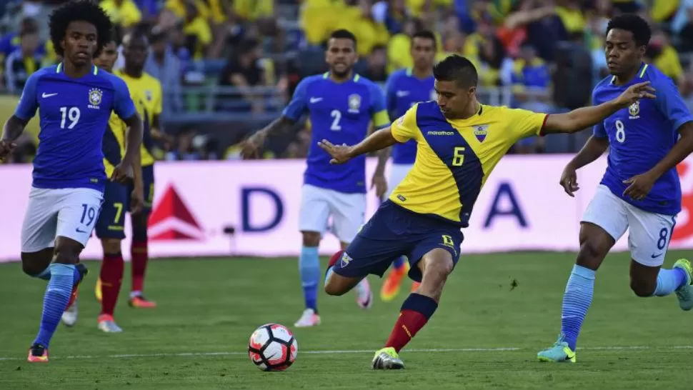 Sin Neymar y sus figuras, Brasil empató ante Ecuador