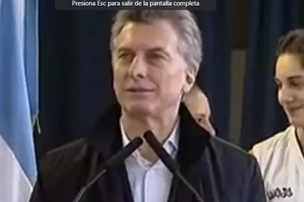 Macri anunció la devolución del 40% de la factura de electricidad para los clubes de barrio