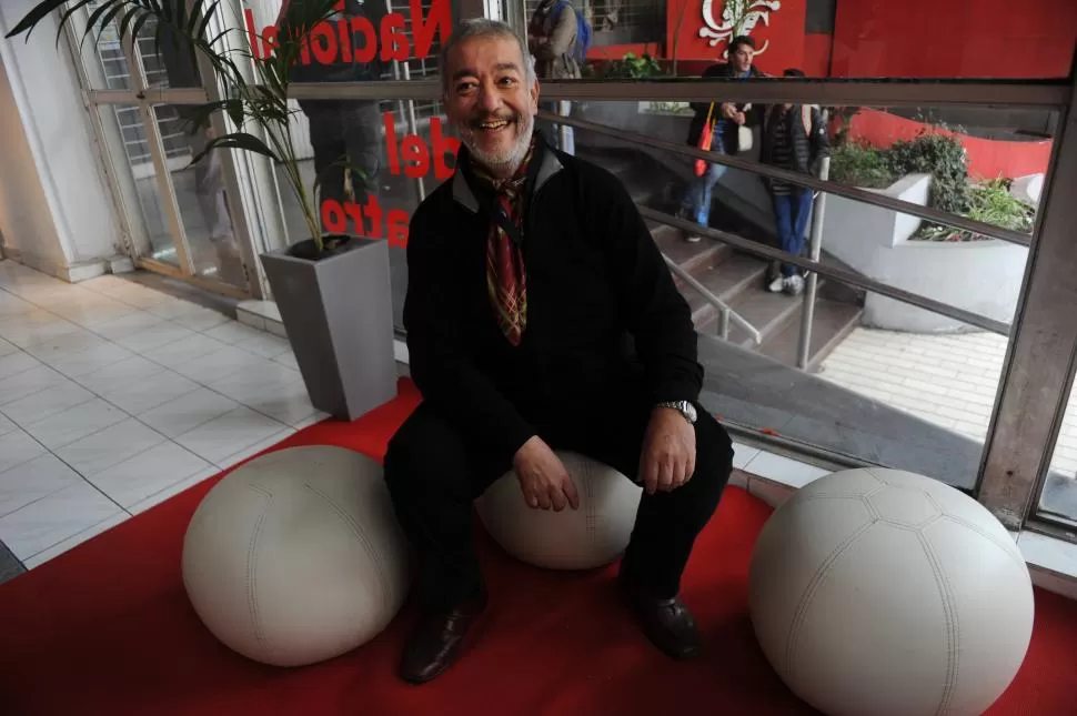 SATISFECHO. Ramayo destacó la presencia del país teatral en Tucumán. la gaceta / foto de franco vera 