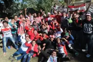 Los hinchas Santos invadieron Sunchales