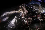 Video: así quedó el auto de los hinchas de San Martín que murieron en Santiago