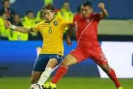 Perú abrió el marcador en el final del segundo tiempo y Brasil quedó eliminado