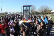 El Señor de los Milagros de Mailín arribó a Tucumán