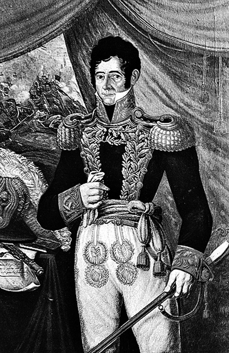- JOSÉ RONDEAU. El jefe del Ejército del Norte, retratado en un óleo de época de Gaetano Gallino.-