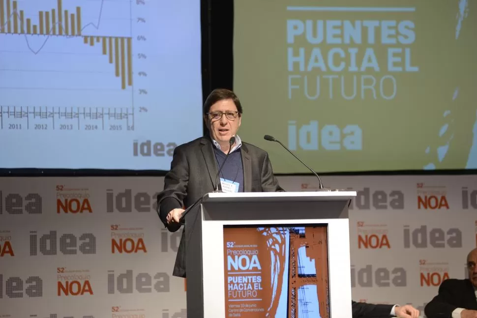 EN SALTA. Kiguel fue uno de los expositores del Precoloquio NOA de IDEA. prensa idea