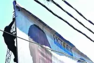 Se enteraron de la detención de López y sacaron la publicidad de su campaña