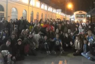 La fe y la alegría llegaron en el tren eucarístico