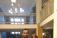 El abrazo de una sobreviviente de la ESMA y el hijo de un militar preso