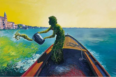 El río se tiñó de negro: falleció el artista Nicolás García Uriburu