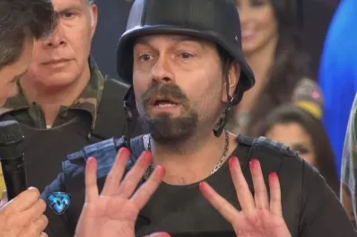 El doble de Pérez Corradi se fugó de la pista de ShowMatch