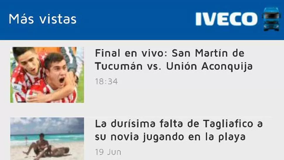 La final de San Martín fue lo más visto en TyC Sports