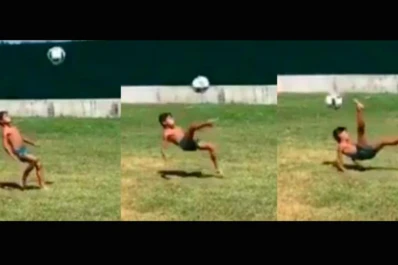 La chilena del hijo de Cristiano Ronaldo hace furor en la web