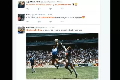 Las redes sociales reviven los goles de Maradona ante los ingleses