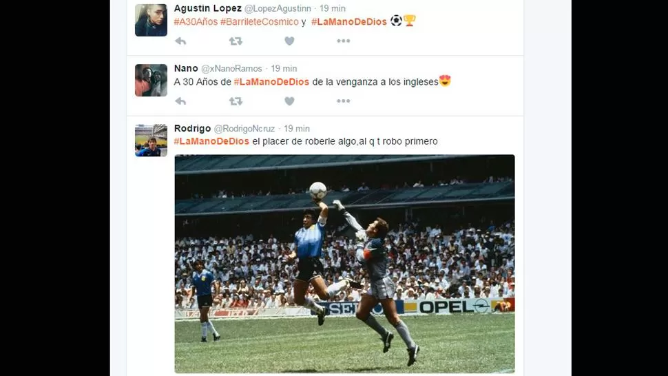 Las redes sociales reviven los goles de Maradona ante los ingleses