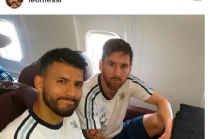 Messi subió esta foto en la que aparece con El Kun Agüero en su cuenta de Instagram.
FOTO TOMADA DE INSTAGRAM/LIONEL MESSI