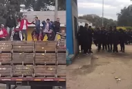 No todo fue fiesta durante la despedida al plantel de San Martín