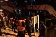 Tres barras de San Martín viajaban en el colectivo del equipo