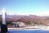 Por la ola de frío, persiste la nieve en Tafí del Valle y sus alrededores