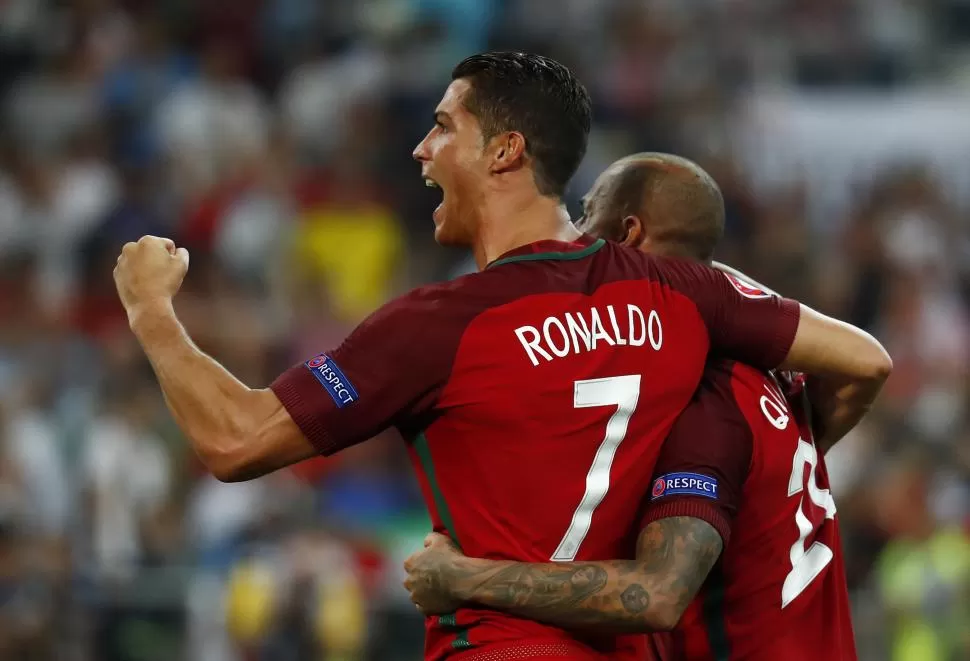 Portugal no ganó ningún partido en la Eurocopa, pero se metió en semis.
FOTO DE REUTERS