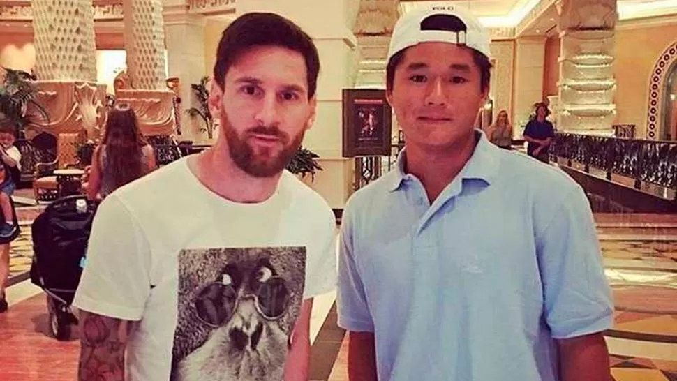 Las primeras fotos de Messi, de vacaciones en Bahamas