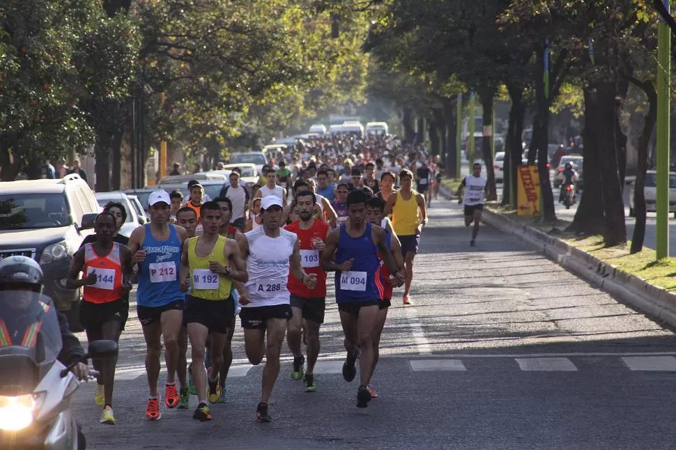 CONVOCANTE. La maratón que se corre en julio siempre atrae a los atletas. gentileza Ana María González