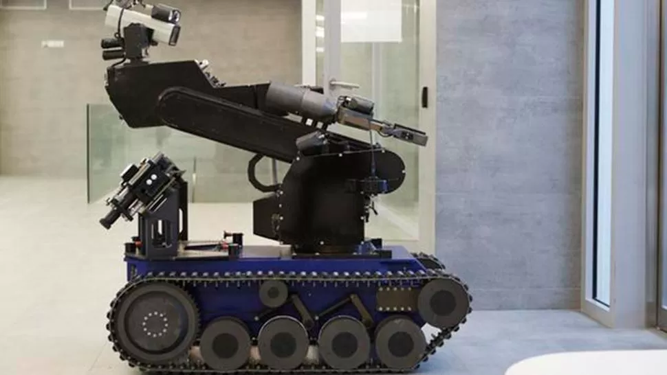 TECNOLOGÍA. Así es el robot que se usó para matar al francotirador de Dallas. FOTO TOMADA DE WWW.ABC13.COM