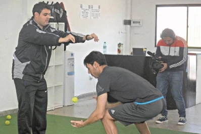 Taborda se entrena como las “estrellas”