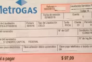 Daniel Vila mostró la factura de gas de su departamanto de 700 metros cuadrados