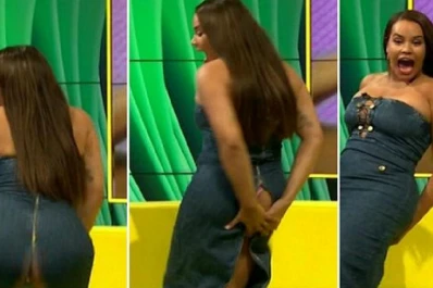 ¡Que nunca te pase! Una participante de Big Brother rompió su vestido bailando