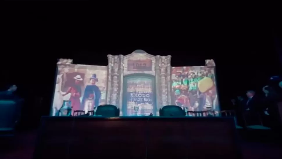 Video: mirá en 360° el mapping del Congreso en el teatro San Martín