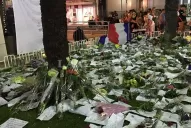 El mismísimo bar donde comimos es ahora un cementerio de flores, dijo la tucumana en Niza