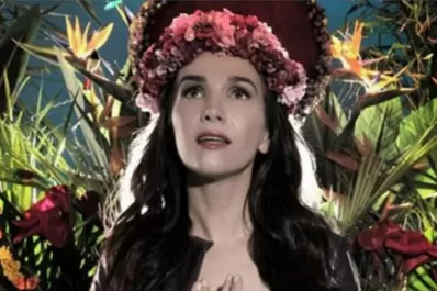 Natalia Oreiro grabó el primer tema de la película Gilda