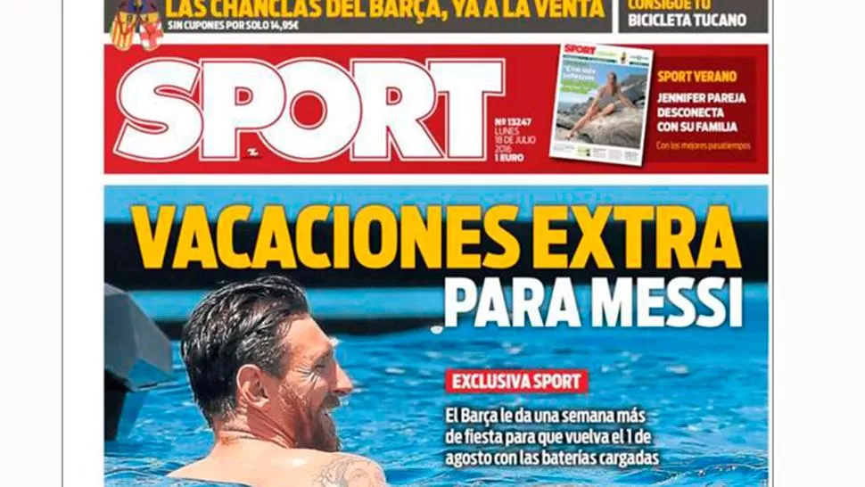 Barcelona le dio más vacaciones a Messi