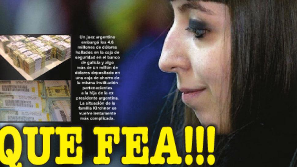 PUBLICACIÓN POLÉMICA. Esta es la tapa del Semanario argentino. FOTO TOMADA DE PERFIL.COM