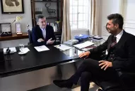 Macri y Tinelli tuvieron una distendida reunión en Olivos