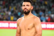 Kun Agüero mostró su físico luego de que lo acusaran de gordito