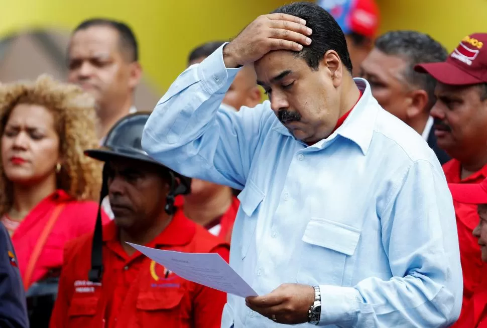 OTRO GOLPE. Los socios del Mercosur no quieren a Maduro como líder. reuters