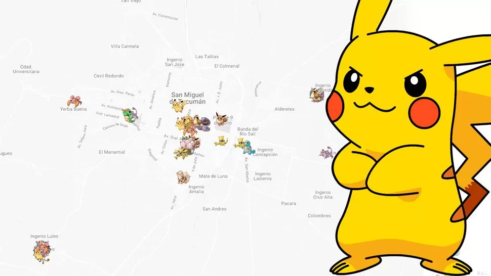 MAPA. Pokecrew permite que los usuarios indiquen dónde vieron los pokemones y de qué especie. 