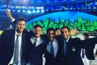 La foto del tucumano Durán junto a Del Potro en la Ceremonia