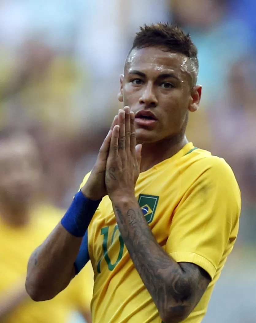 NO APARECIÓ. Neymar es la gran esperanza de los brasileños. Reuters