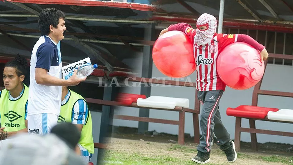 CRACK. Rodríguez no se fijó en los colores y saludó de modo afectuoso al niño que se le acercó. LA GACETA / FOTOS DE JORGE OLMOS SGROSSO