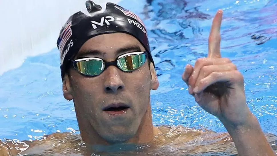 MICHAEL PHLEPS. El nadador ganó su 23° medalla de oro. FOTO TOMADA DE GOOGLE.COM.AR 