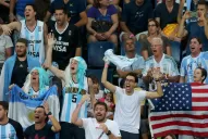Pese a la derrota del básquet, la hinchada argentina se hizo escuchar en Brasil