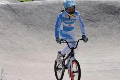 Argentina no tuvo suerte en la presentación del BMX