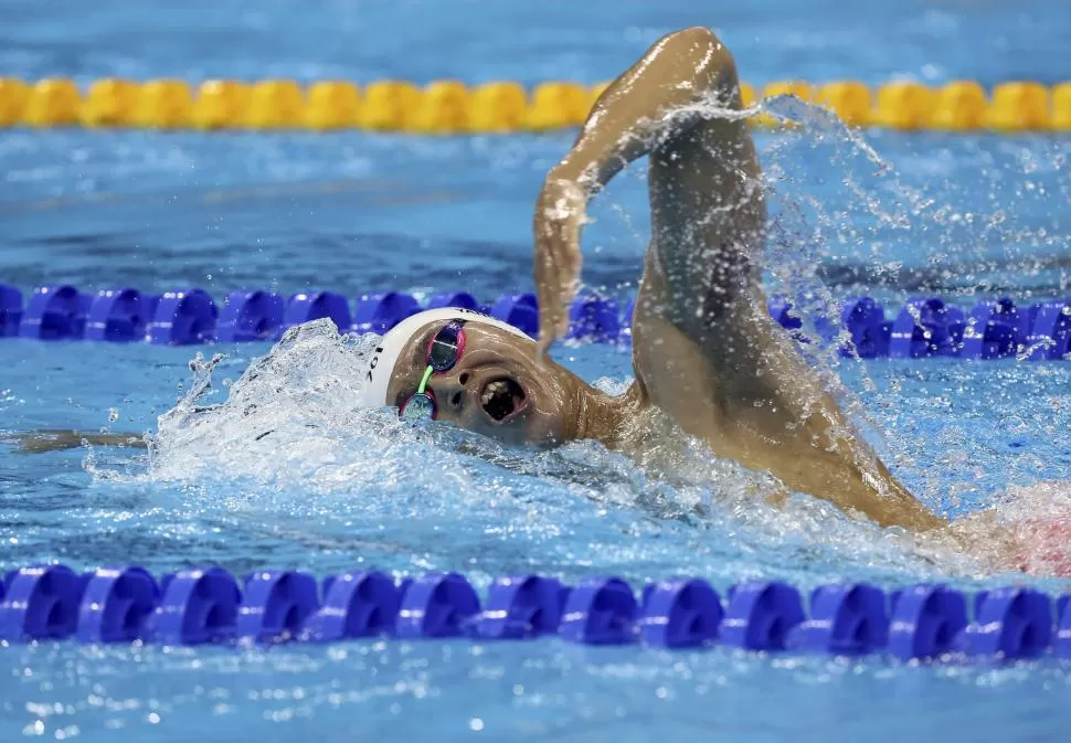 NUEVAS MARCAS Y POLÉMICAS. La natación fue otra vez protagonista de los Juegos Olímpicos aunque el fantasma del doping sigue presente en cada competencia. Reuters